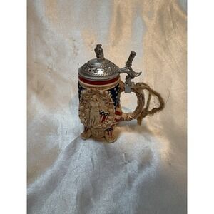 Hallmark Keepsake 2021 Beer Stein Flag Patriotic Star Stripes Christmas Ornament